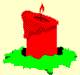 Weihnachtskerze